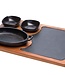 C&T Grill pan Set4 pcs 38.5x25xh1.5cm