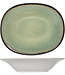 C&T Fez-Green - Deep Plates - 21.5cmx17.5x4.5xm - Ceramic - (set of 6)