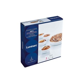 Luminarc Smart Cuisine Geschirr - Ofengeschirr - 5 Stück - Glas - (1*D28cm - 4*D11cm)