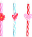 Mini candle - Love - 0.5xh8cm - (set of 6)