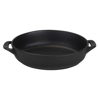 C&T Yara - Casserole - Noir - 18x22.5-27.3cm-h5.7cm - Céramique.