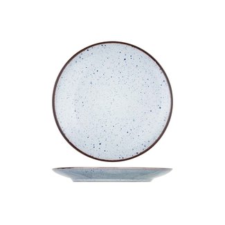 C&T Tessa-Blue - Dessert plate - D20.2cm - Ceramic - (Set of 6)