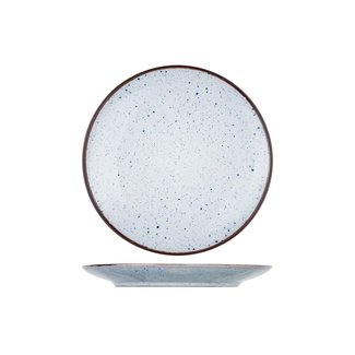 C&T Tessa-Blue - Dessertbord - D20,2cm - Keramiek - (Set van 6).