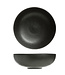 C&T Fundido - Bowl - D16xh5.5cm - Black - Ceramic - (set of 4)