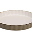 C&T Brisbane - Cake pan - Brown gray - D27,2xh4cm - Porcelain