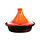 C&T Tajine - Zwart-oranje - D25cm - Gietijzer - Inductie