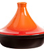 C&T Tajine - Schwarz-Orange - D25cm - Gusseisen - Induktion