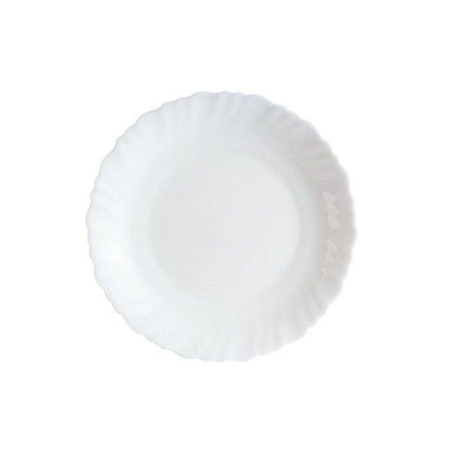 Luminarc Feston Tableware -Dessert Plates - White - Opal - (set of 6)