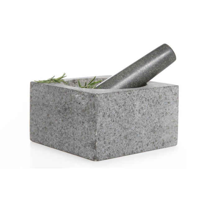 C&T Mörser und Stößel - 14x8cm - Granit