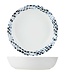 C&T Mosaic Blue Pasta Plate D21,5xh5,3cmnew Bone China