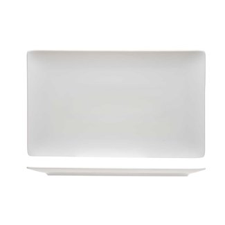 C&T Azia-White - Dessert plates - 23x14cm - Porcelain - (set of 6)