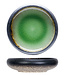 C&T Fervido Green Plate Earthenware - D15,5xh4cm - (set of 6)