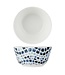 C&T Mosaic-Blauw - Kommetje - D15xh7,6cm - Porselein - (set van 6)