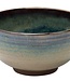 C&T Okarito Lagoon - Breakfast dumpling - D16xh8.5cm - Sand-Blue - Ceramic - (set of 6)