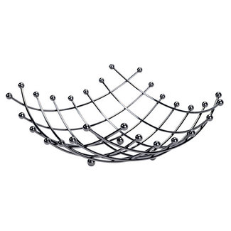 C&T Fruitmand - Zwart - 31x31xh13cm - Metaal