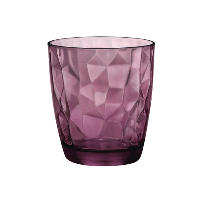 Bormioli Diamond-Violet - Verres à eau - 30cl - (Set de 6)