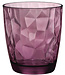 Bormioli Diamond-Lila - Wassergläser - 30cl - (set von 6)