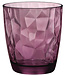 Bormioli Diamond-Violet - Verres à eau - 30cl - (Set de 6)