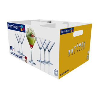 Luminarc Cocktail Bar - Martini Glazen - 30cl - (set van 6)...