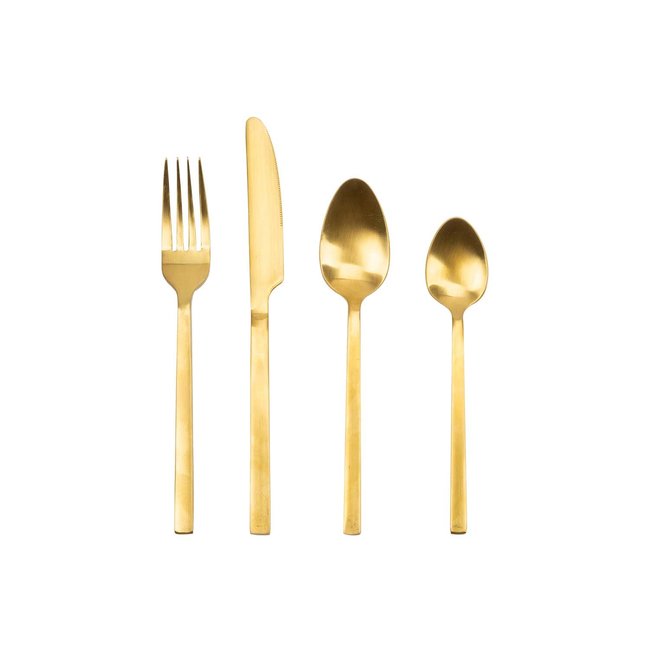 C&T Retro Cutlery Set 24-pcs Gold