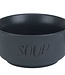 C&T Soup bowl - D13.5cmh6.5cm - 47cl - Gray -Ceramic - (set of 4)