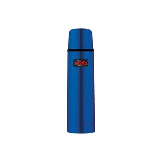 Thermos Fbb Light&compact Insulated Flask Metallic Blue 0,5l Screwstopper D6xh24cm