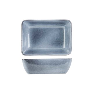 C&T Toluca - Blue - Dish - 13.5x10xh4.4cm - Ceramic - (set of 6)