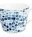 C&T Mosaic Blue Tasse Dejeuner D10,5xh8,8cm39cl New Bone China