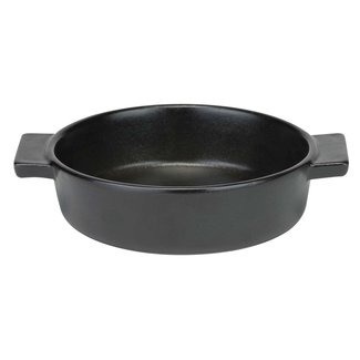 C&T Madison - Casserole - Noir - Céramique - D17.5xh4.2cm.