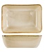 C&T Toluca - Dish - Beige - 13.5x10xh4.4cm - Ceramic - (set of 6)