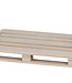 C&T Plank pallet - Hout - 35x25xh3,5cm - 2x Handvat - Natuur - (set van 6)