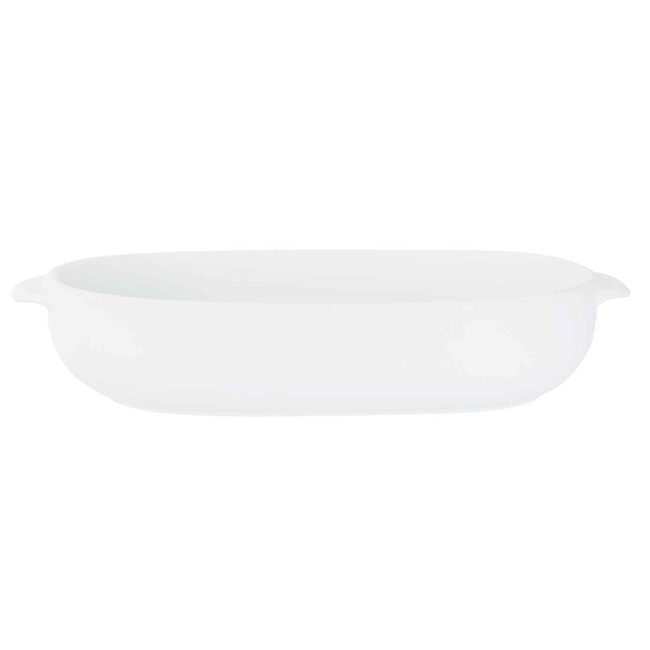 C&T Tasty White Casserole 24x15.4xh5.3cm Earthenware - (set of 6)