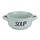 C&T Soup bowl - Green - D13.5cmh6.5cm - 47cl - Ceramic - (set of 4)