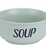 C&T Bol à soupe - Vert - D13,5cmh6,5cm - 47cl - Céramique - (lot de 4)