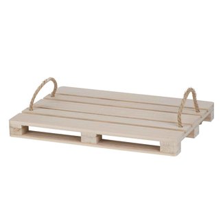 C&T Shelf - Pallet - 40x30xh3.5cm - Nature - Wood - (set of 4).