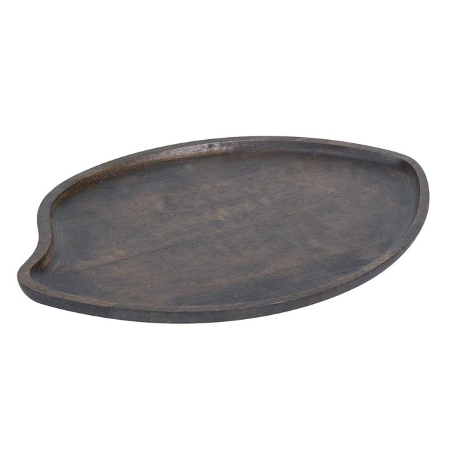 C&T Servingplate L Wood Antique 26.5x18.5xh1.2cm