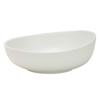 C&T Whitestone - Bowl - White - 18x18cmh6.5cm - Plastic - (set of 6).