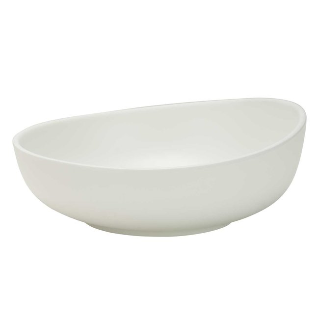 C&T Whitestone - Bowl - White - 18x18cmh6.5cm - Plastic - (set of 6)