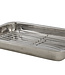 C&T Roasting tray - With grid - Gray - L40.5xW28.5xH5.5cm - Stainless steel