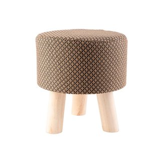 Cosy @ Home Pouf Marron 28x28xh30cm Bois