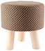 Cosy @ Home Hocker Braun 28x28xh30cm Holz