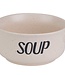 C&T Bol à soupe - Beige - D13,5cmh6,5cm - 47cl - Céramique - (lot de 6)