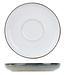 C&T Ciel-Blanc - Saucer - D12.7cm - Ceramic - (set of 6)