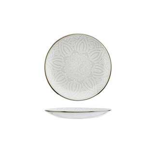 C&T Murano-Beige - Dessert plates - D20cm - Ceramic - (Set of 6)