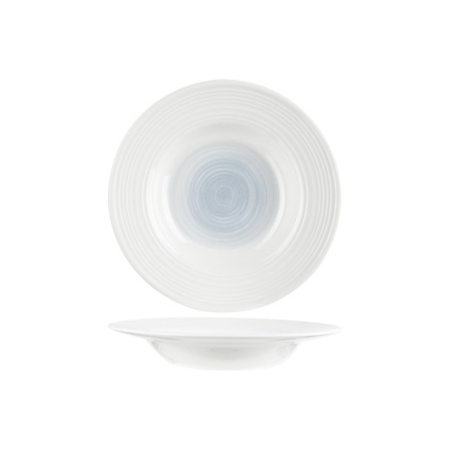 C&T Brindisi Sea Deep Plates D22xh3,1cm - Ceramic - (set of 6)