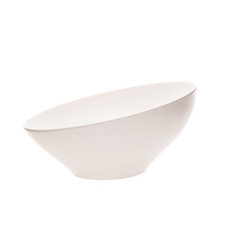 C&T Anthony - Salad bowl - White - 28.5x28.5xh14-8.5cm - Plastic - (set of 2)