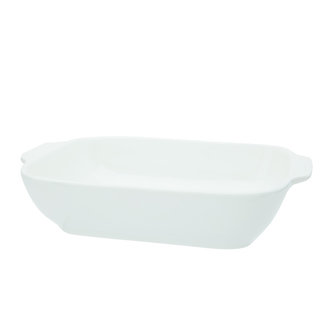 C&T Valdo - Casserole - 24.7-28.3x20.2xh6cm - Porcelain - (set of 2)