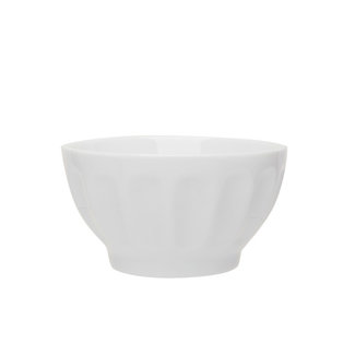 C&T Apero Bowl White D9xh5cm Roundwith Facets (set of 12)