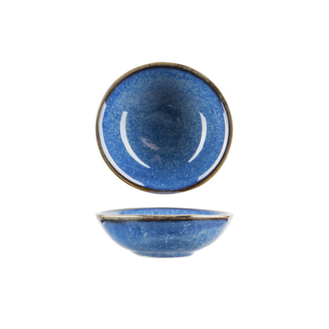C&T Narwal-Blue - Aperoschaaltje - D9,3xh3cm - Porselein - (Set van 12)