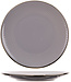 C&T Ravenna-Grey - Assiette à dessert - D19,5cm - Céramique - (Lot de 6)